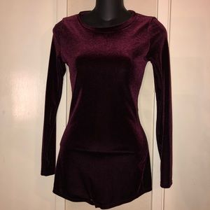 Burgundy/Red wine Suede Romper